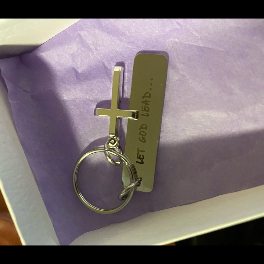 Let God Lead Keychain 🌻2for$10🌻